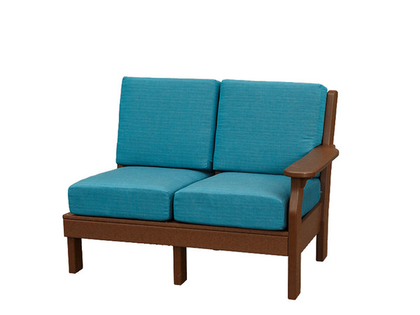 Van Buren collection poly outdoor sectional right love seat by Finch