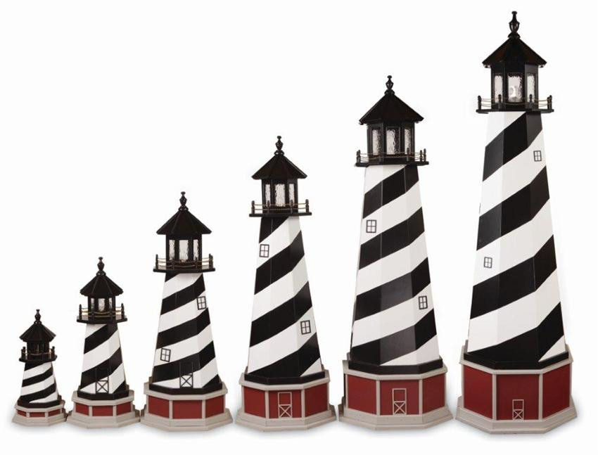 Garden lighthouses with base