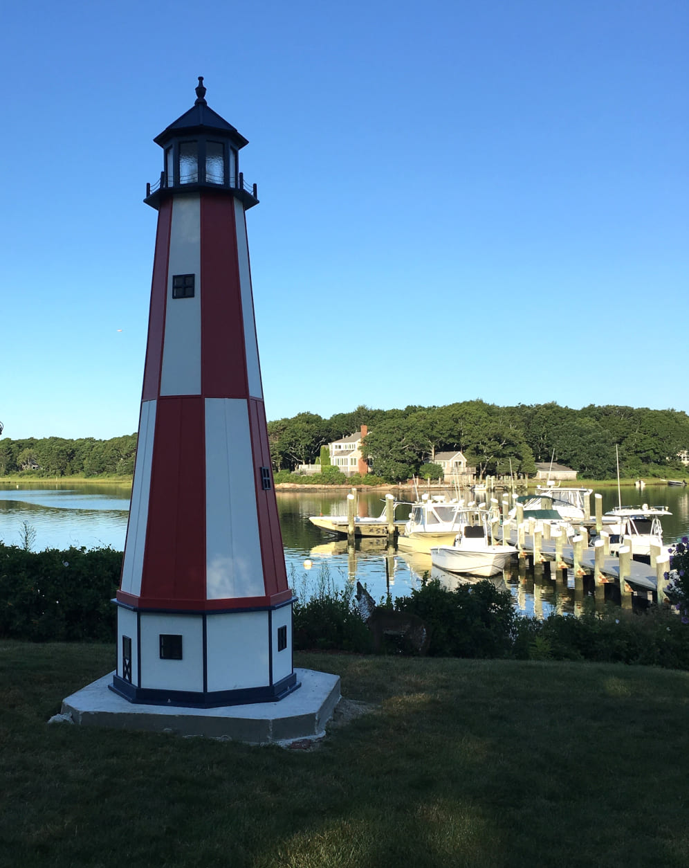 Poly Cape Henry garden lighthouse in Barnstable County, MA