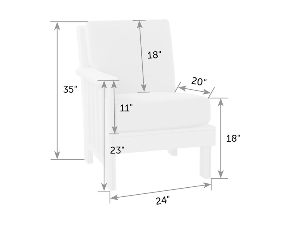 poly outdoor sectional left side chair dimensions diagram