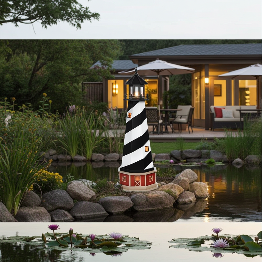 Amish Crafted | Cape Hatteras Wood Lighthouse | Customizable