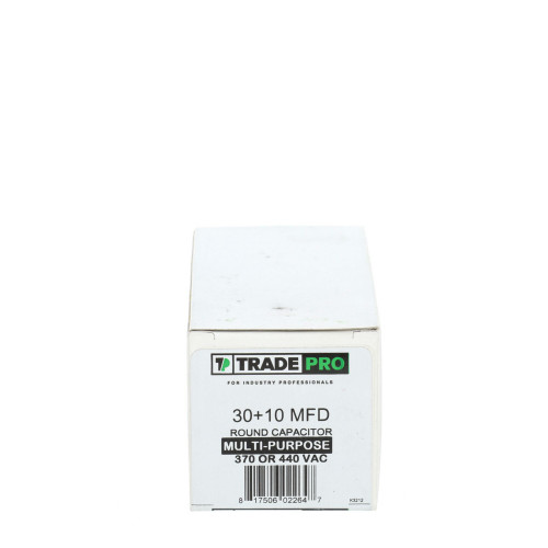 TRADEPRO® - TP-CAP-30/10/440R 30+10 MFD 440 Volt Run Capacitor