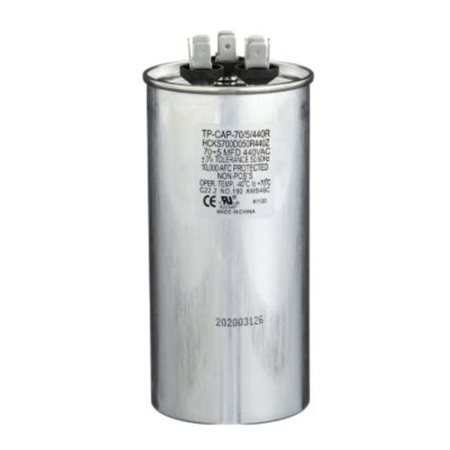 TRADEPRO® - TP-CAP-70/5/440R 70+5 MFD 440V Run Capacitor TRADEPRO® - TP-CAP-70/5/440R 70+5 MFD 440V Run Capacitor