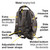 KLE-55485 Tradesman Pro™ Tool Master Tool Bag Backpack, 48 Pockets, 19.5-Inch