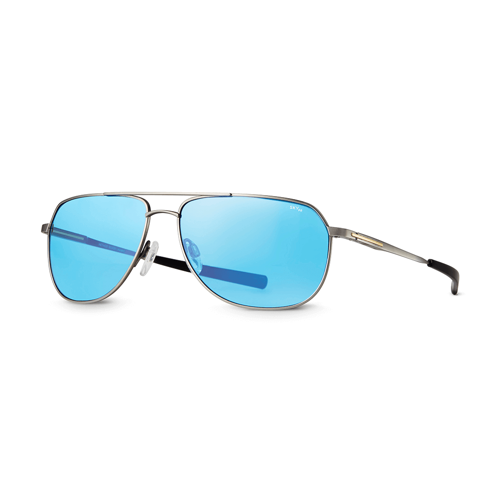 Blue Sky Blue Black Aviator Shape Mirror UV Protection Sunglasses at Rs  50/piece in New Delhi