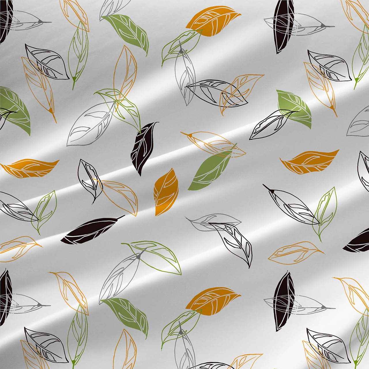 Boho Leaves - Floral Fabric by the Yard