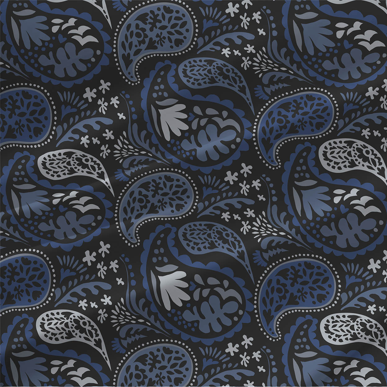 Knuth Marf paisley pattern fleece