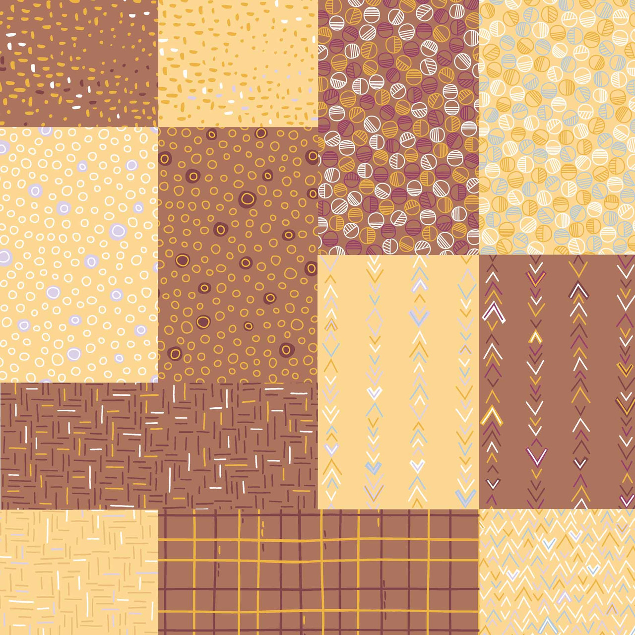 Valian Toffee - Cotton Quilting Fabric