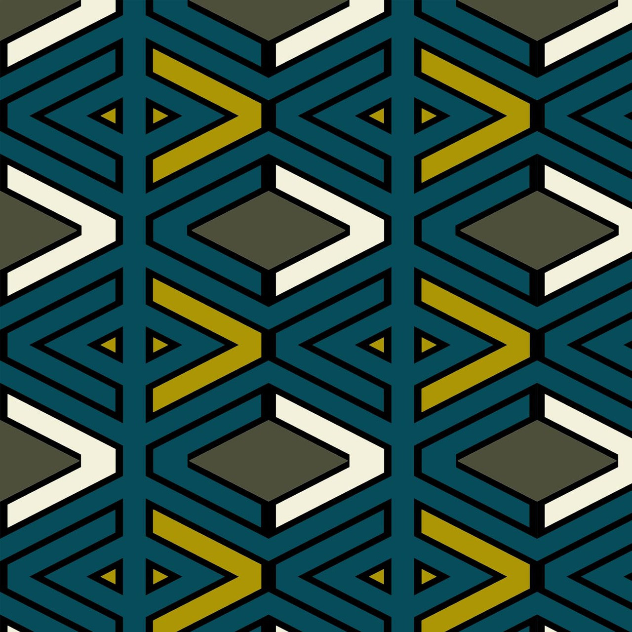 Tricky Geometric Custom Print Fabric Shop The Textile District