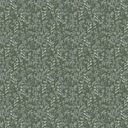 In the Garden Fabric in Green colorway by AjoyeDesigns