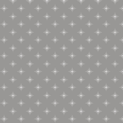 Diamond Medallions Fabric Design (Medium Gray colorway)