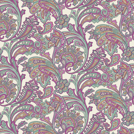 Paisley Fabric Design (Vineyard)