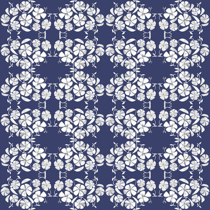 Poppy Floral Fabric Design (Chatham colorway)