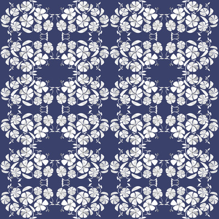 Poppy Floral Fabric Design (Chatham colorway)