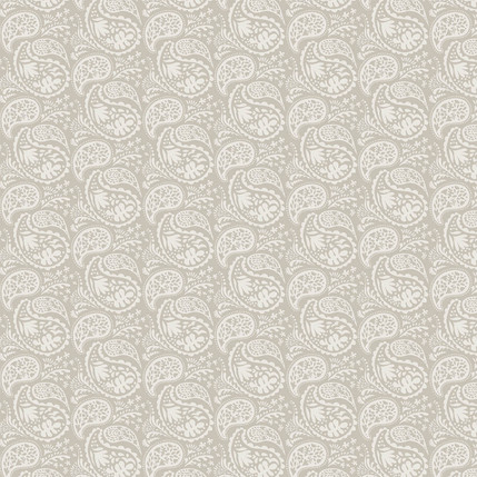 Matisse Paisley Fabric Design (Taupe colorway)