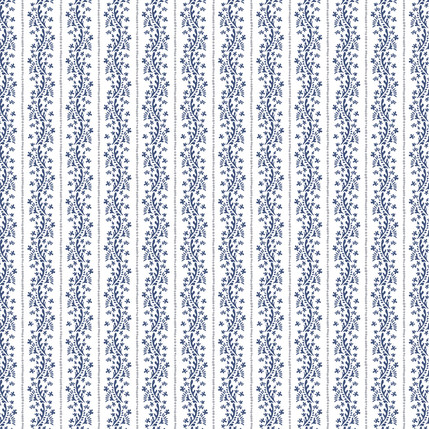 Matisse Stripe Fabric Design (Blue colorway)