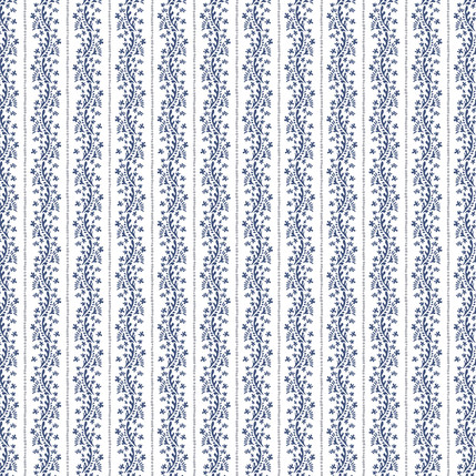 Matisse Stripe Fabric Design (Blue colorway)