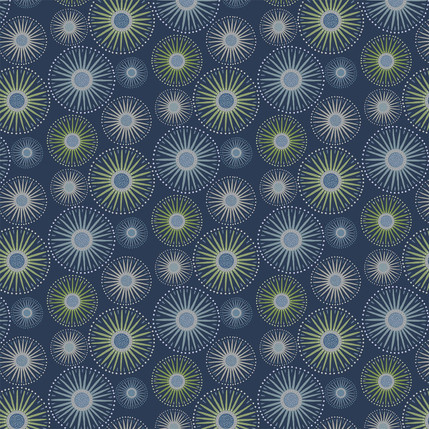 Sunburst Fabric Design (Baltic colorway)