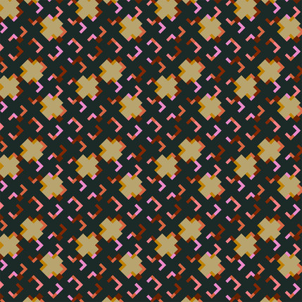 Equis Geometric Fabric Design (Taiga colorway)