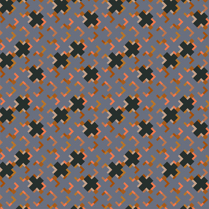 Equis Geometric Fabric Design (Tundra colorway)