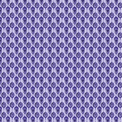 Berry Medallions Fabric Design (Very Peri Blue colorway)