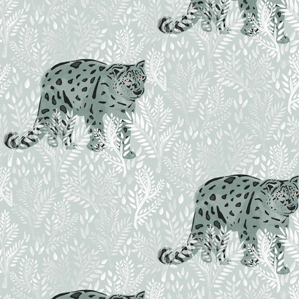 Snow Leopard (Cyan Green colorway)