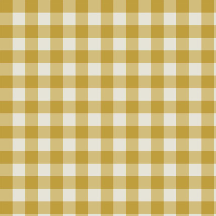 Quiet Gingham Fabric Design (Golden colorway)