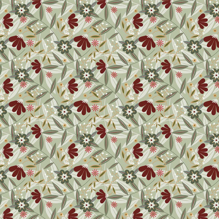 Midwest Tango Fabric Design (Its Always Greener colorway)