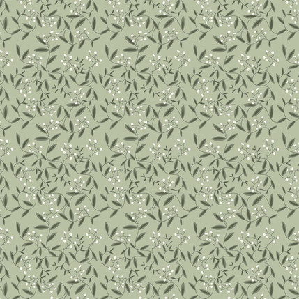 Doing Vine Fabric Design (Its Always Greener colorway)