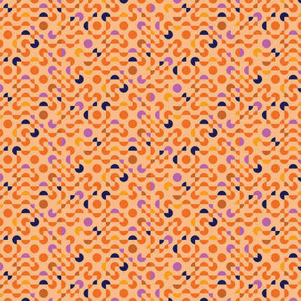 Labyrinth Fabric Design (Pastel colorway)
