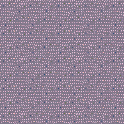 Raindrops Fabric Design (Lavender colorway)