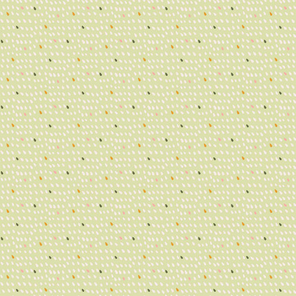 Raindrops Fabric Design (Mint colorway)