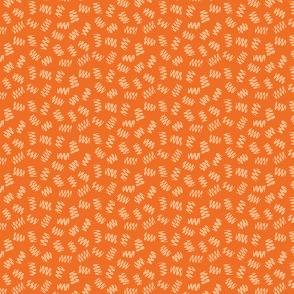 Squiggly Fabric Design (Mac and Cheese colorway)