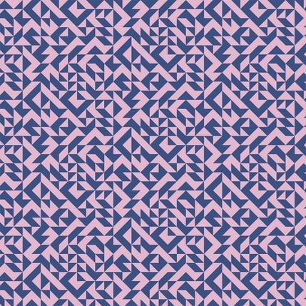 Triangle Party Fabric Design (Lavender colorway)