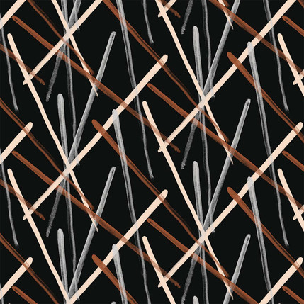 X Hatch Fabric Design (Night colorway)