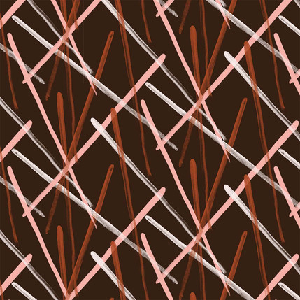 X Hatch Fabric Design (Pottery colorway)