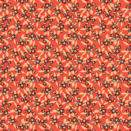 Desert Flower Fabric Design (Brambleberry colorway)