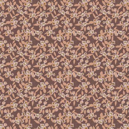 Desert Flower Fabric Design (Coral Sand colorway)