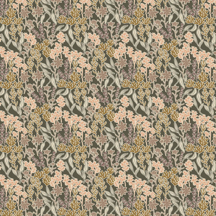 Desert Hillside Fabric Design (Coral Sand colorway)