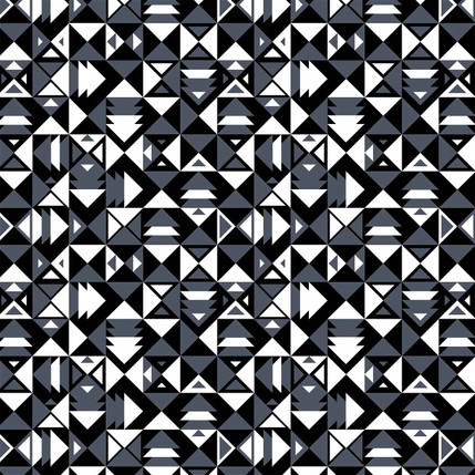 Trigon Geometric (Mono colorway)