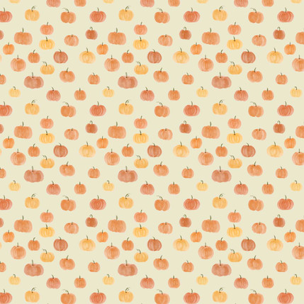 Pumpkin Piñata Holiday Fabric Design (Sage colorway)