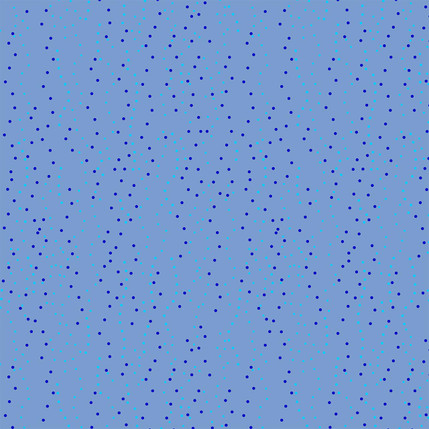 Wavy Spots Fabric Design (Blue colorway)