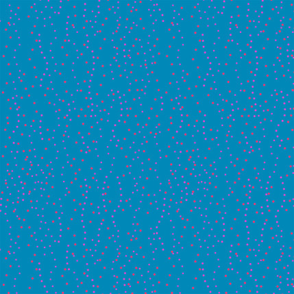 Wavy Spots Fabric Design (Pink Blue colorway)