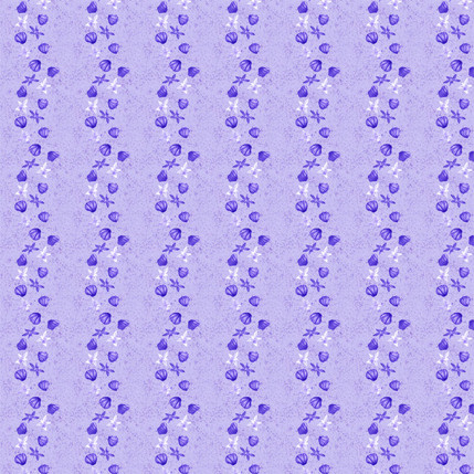 Beach Walk Fabric Design (Amethyst colorway)