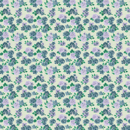 Roses of Relience Fabric Design (Serene colorway)