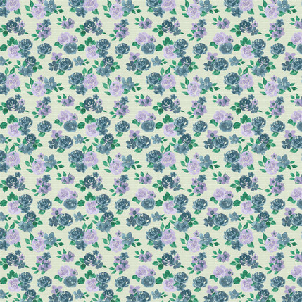 Roses of Relience Fabric Design (Serene colorway)