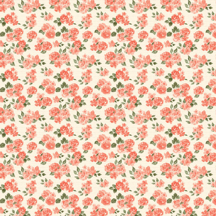 Roses of Relience Fabric Design (Serene colorway)
