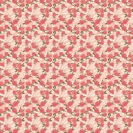Magnificent Magnolias Fabric Design (Vibrant colorway)