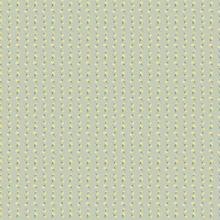 Joyful Blooms Fabric Design (Serene colorway)