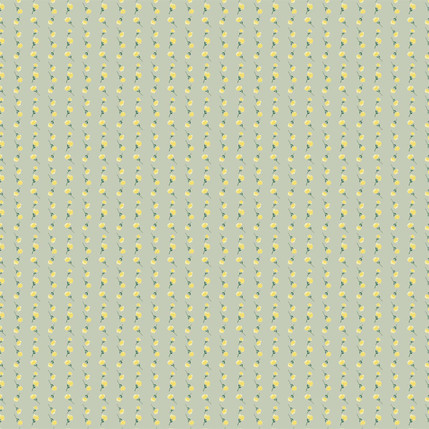 Joyful Blooms Fabric Design (Serene colorway)